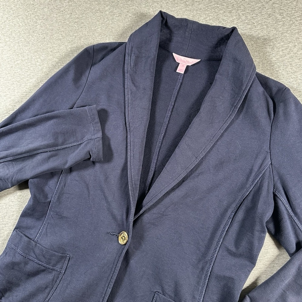Lilly Pulitzer Navy Mindy Cardigan - Picture 2 of 12